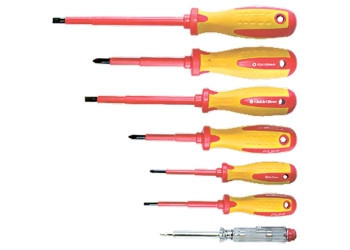 Набір діелектричних викруток до 1000В, пробник до 250В, двокомпонентна рукоятки 7штук MATRIX PROFESS Полтава - фото 1