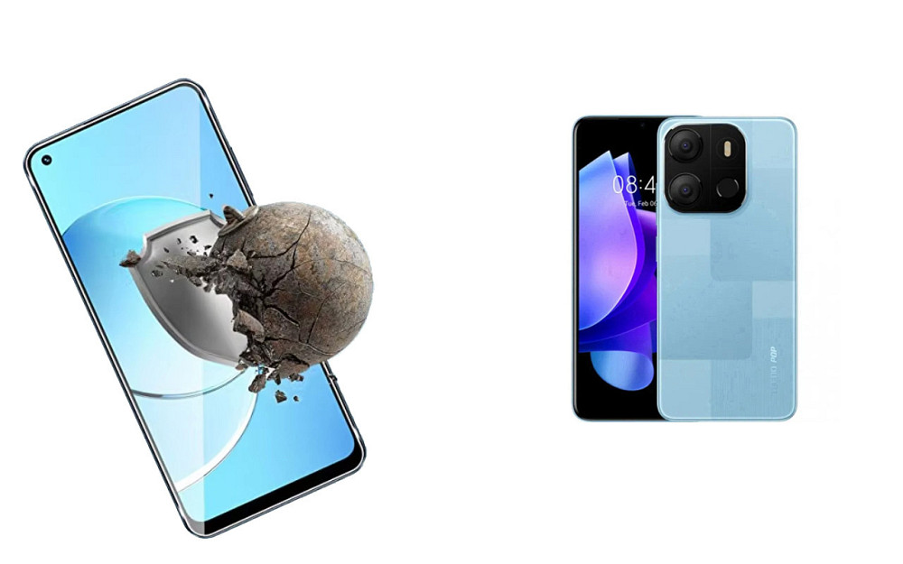 Защитное стекло DefenzoGlass для Tecno POP 7 (BF6), POP 7 Pro – двойная прочность Киев - изображение 3