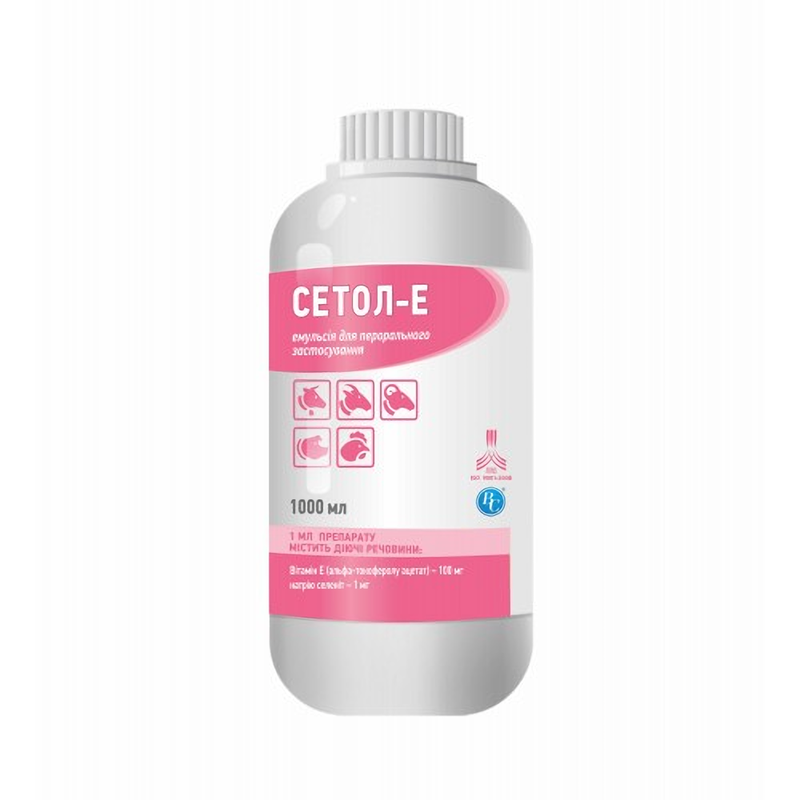 Сетол-Е емульсія для перорального застосування 1 л Ветсинтез Вінниця - фото 1