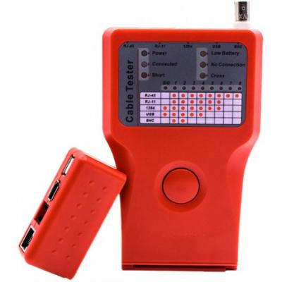 Тестер кабельный 5 в 1 -> RJ-45/RJ-11/BNC/USB/1394 Merlion (KTRJUSB) Винница - изображение 1