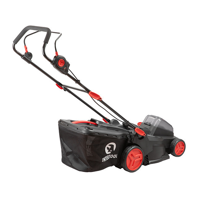 Газонокосарка акумуляторна безщіткова 40 В (2×20 В), 3500 об/хв, ширина захвату 370 мм, висота зрізу 25-75 мм, контейнер 40 л, без Київ - фото 5