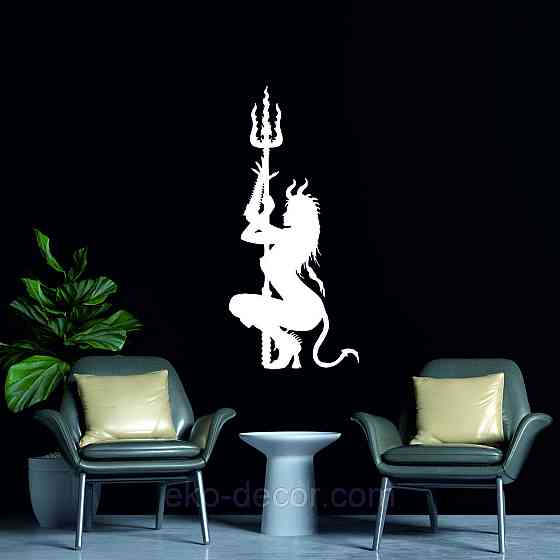 Декоративне настінне Панно «Дівчина Дияволиця», Декор на стіну Київ