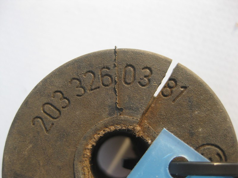 Mercedes-Benz  A2033260381 Гумова втулка заднього стабілізатора C-Class W203 CLC CL203 Sportcoupe C203 Одесса - изображение 3