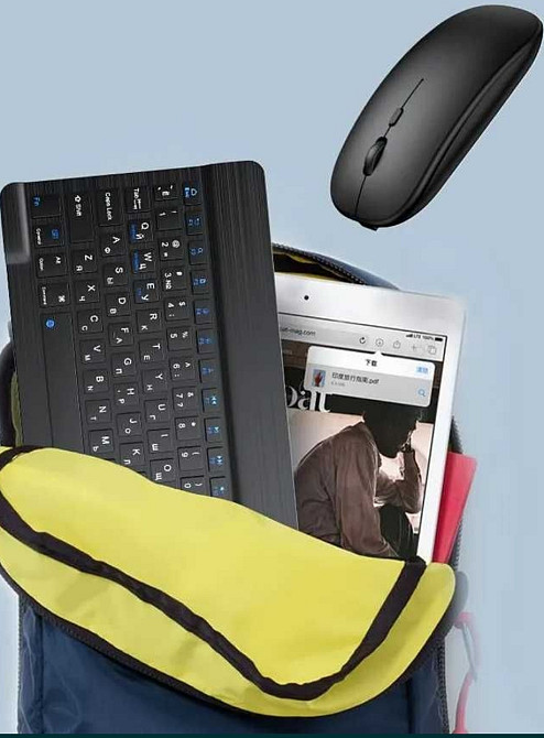 Безпроводная Bluetooth Клавиатура с мышью, стилус, подставка! Киев - изображение 5