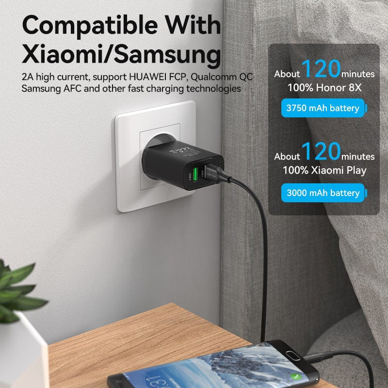 Кабель USB 2.0 AM-micro BM 1.0м Black Vention Вінниця - фото 3