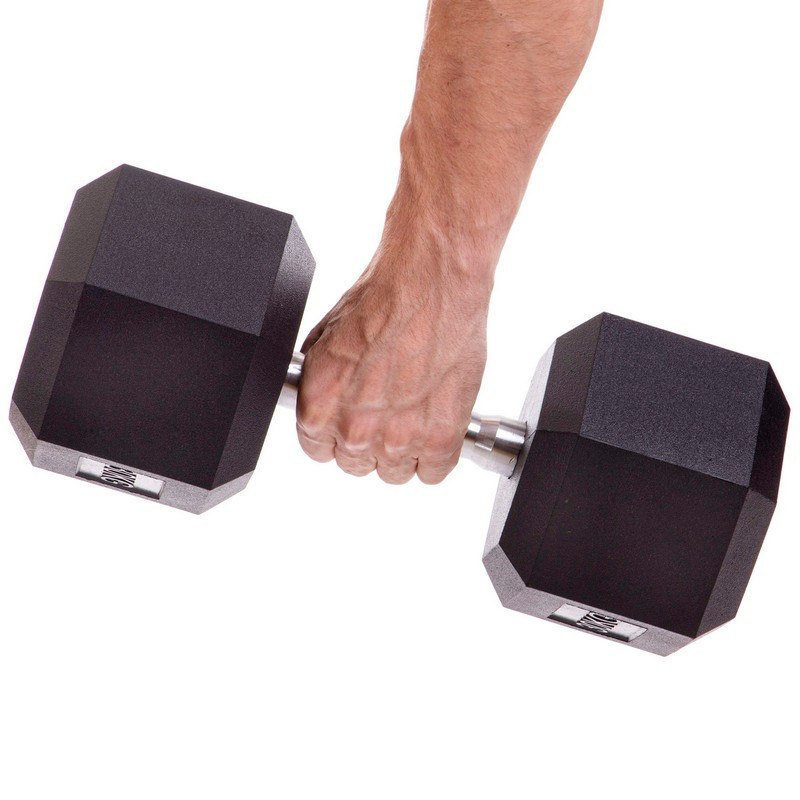 Гантель 30 кг цільна шестигранна SP-Planeta-80075-30 Київ - фото 1