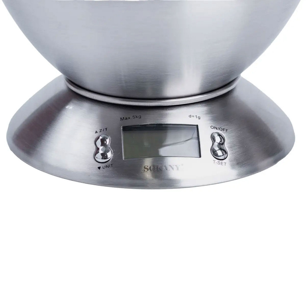 Ваги кухонні Sokany SK1204 електронні 5 кг з чашею SK1204 Коломыя - изображение 4
