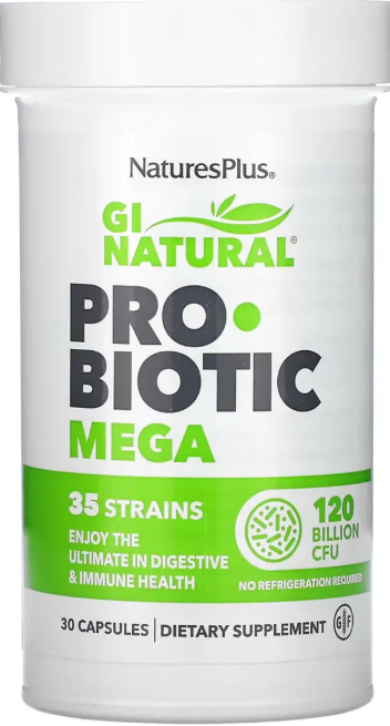 Пробіотики Natures Plus Gi Natural Probiotic Mega 30 капс (До 09.26) Київ - фото 1