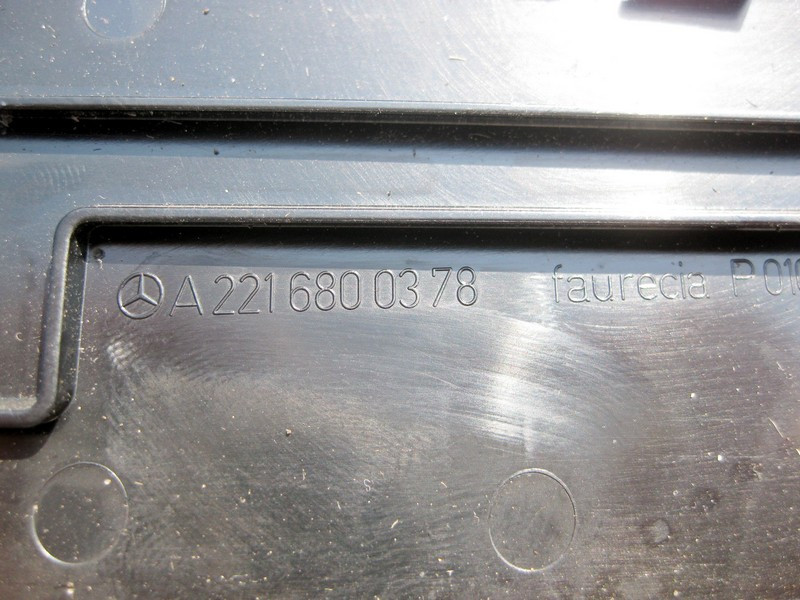 Mercedes-Benz  A2216800378 9E71 Чорна накладка кришки comand - блоку керування аудіосистемою S-Class W221 Одеса - фото 3