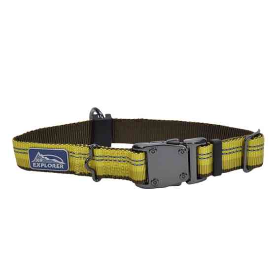 Coastal K9 Explorer Collar КОСТАЛ К9 ЭКСПЛОРЕР светоотражающий ошейник для собак, 2.5х30-46см Киев