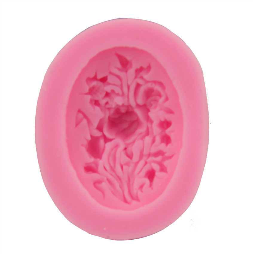 Молд маленький Роза 36 на 45 мм розовый Киев - изображение 7