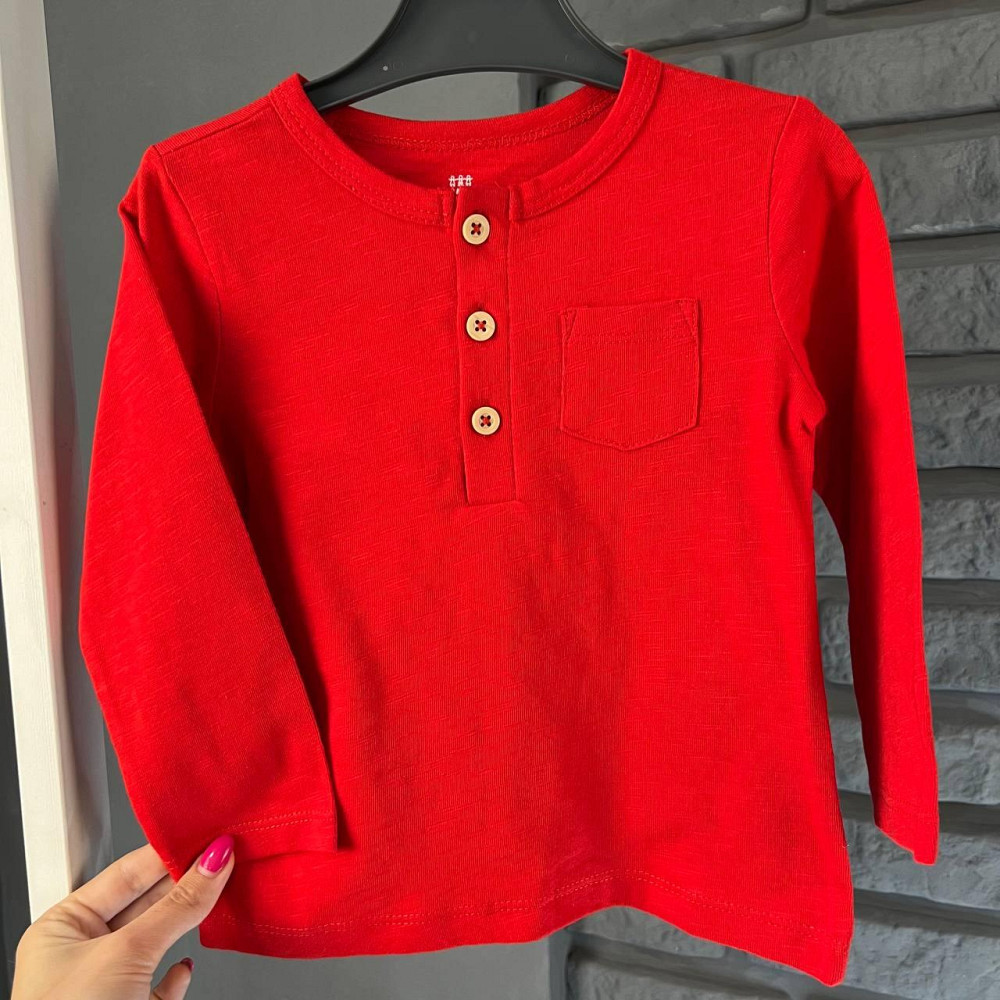 Дитяча Літня Кофта з Ґудзиками для Хлопчика LC Waikiki Червона 9-12 міс (74-80см) Київ - фото 5