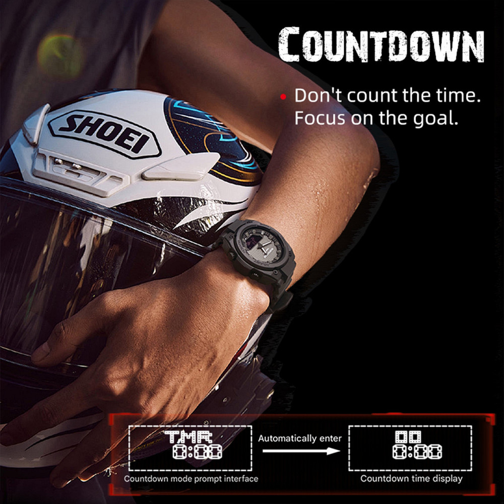 Часы мужские водостойкие тактические North Edge Fortess Черный Киев - изображение 6