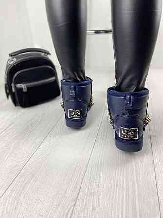 ADA Угги жіночі ADA сині натуральна шкіра зима 36р.40р.41р. (2547) Коломия