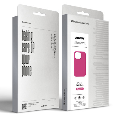 Чехол для мобильного телефона Armorstandart ICON2 MagSafe Apple iPhone 16 Pro Fuchsia (ARM81319) Винница - изображение 3