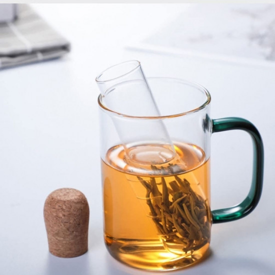 Колба для заварювання чаю із корковою пробкою 15см Вінниця - фото 2