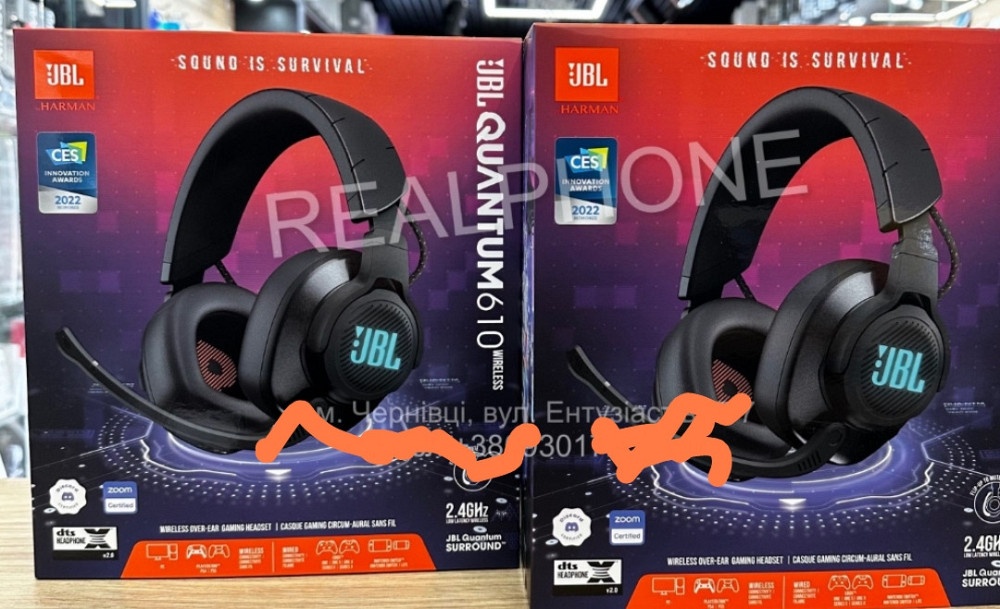 Наушники: JBL Quantum 610 Wireless Black. Харьков - изображение 3