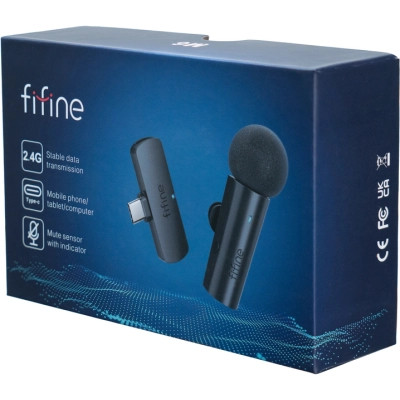 Микрофон Fifine M6 Wireless Black (M6) Винница - изображение 10