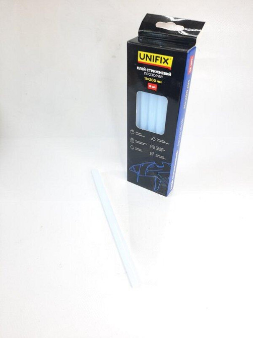 Клей стрижневий прозорий 11.0х200мм UNIFIX Вінниця - фото 2