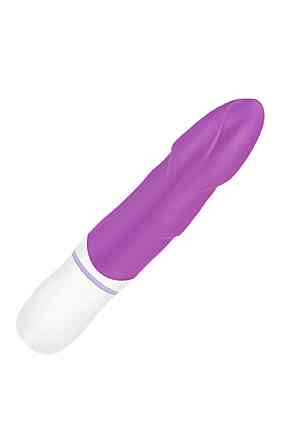 Вібратор з оригінальним дизайном і ребристою поверхневістю AMOR BIG VIBRATOR ANGELUS Violet (Застосунок НЕ Sex Aura Київ