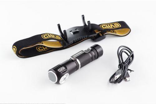 Ручний та налобний ліхтар Ом з акумулятором Li-ion 18650 3,7V 2200mAh СИЛА Харків - фото 1