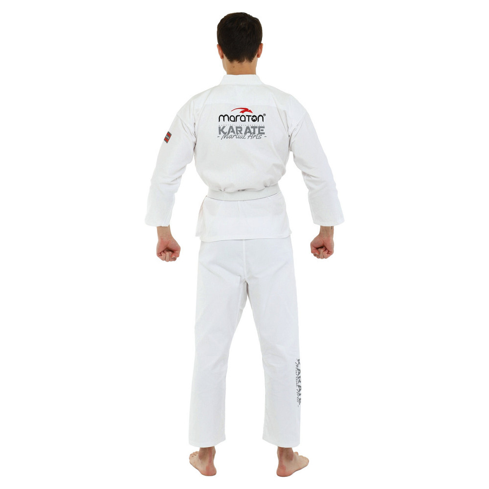 Кімоно для карате MARATON MTR082 розмір 120-170 см біле Спортивна форма Київ - фото 7
