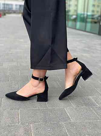 Ando-Borteggi Босоніжки жіночі Ando-Borteggi БСЖ/57 чорні (літо, замша натуральна) (4608) Коломыя