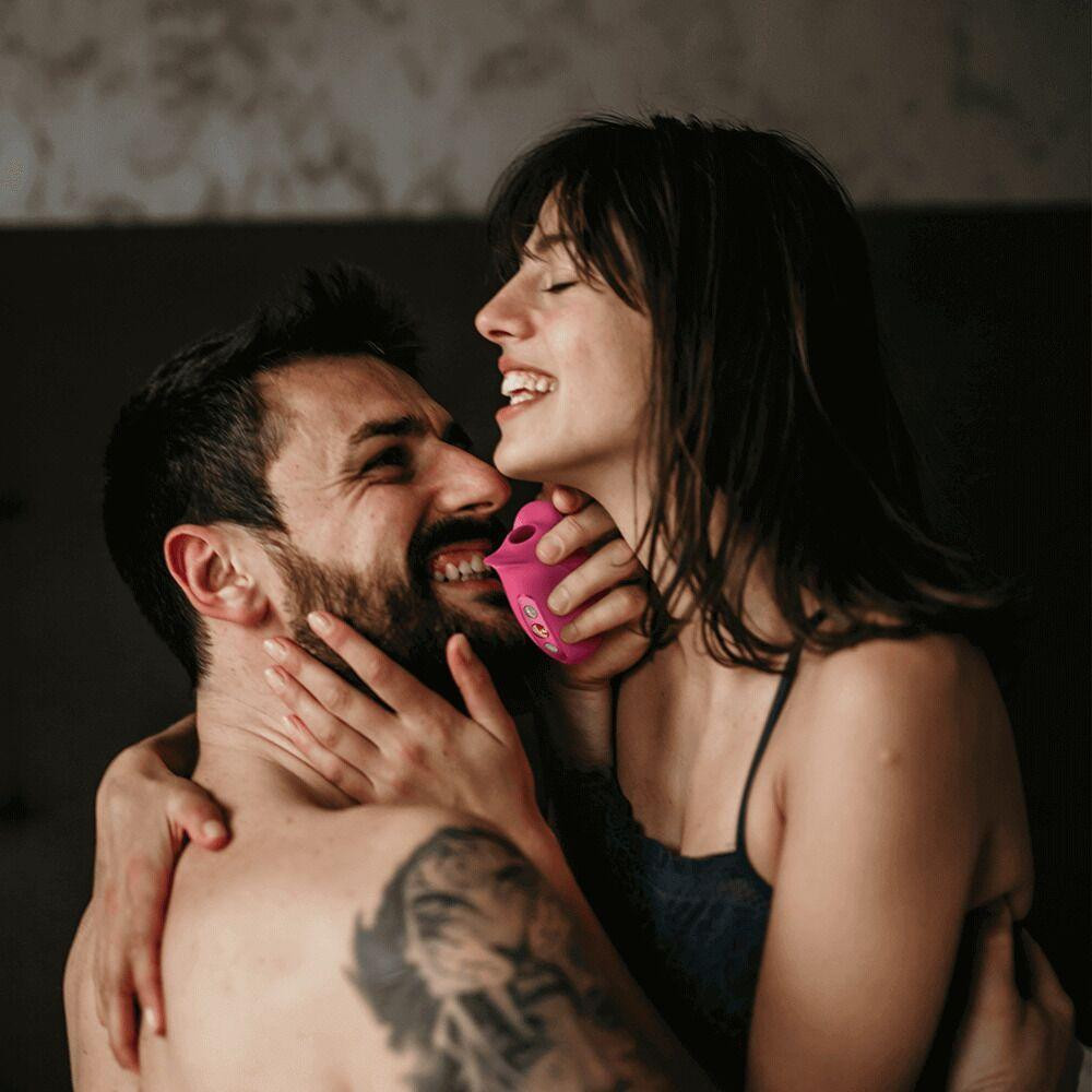 Вакуумний стимулятор Fun Factory Belle Raspberry, 11 режимів роботи, перезаряджуваний Sex Aura Київ - фото 9