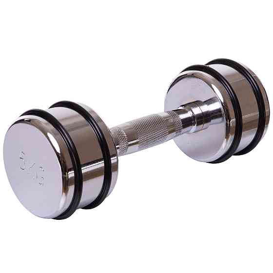 Гантель 5 кг хромированная Record-5204-5 Киев