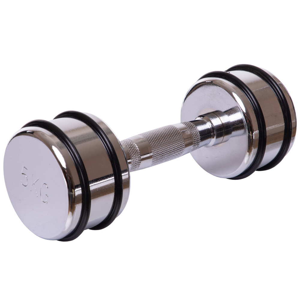 Гантель 5 кг хромированная Record-5204-5 Киев - изображение 2