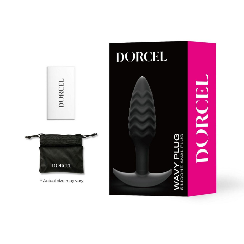 Анальна пробка Dorcel WAVY PLUG, діаметр 3 см, силікон Sex Aura Київ - фото 3