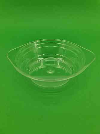 Тарілка одноразова склоподібна діаметр 500 мл прозора (10 шт.) Харків