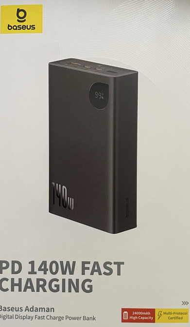 Baseus 140W Power Bank 24000mAh. Харьков - изображение 3