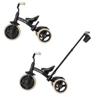 Дитячий велосипед QPlay Elite Pro триколісний Black (T10-BEliteProBlack) Вінниця