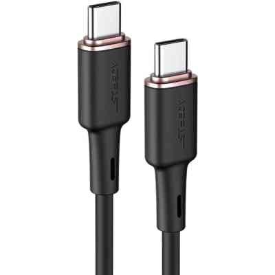 Дата кабель USB-C to USB-C 1.2m 3A 60W silicone C2-03 black Acefast (6974316280729) Винница