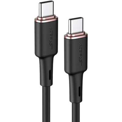 Дата кабель USB-C to USB-C 1.2m 3A 60W silicone C2-03 black Acefast (6974316280729) Вінниця - фото 1