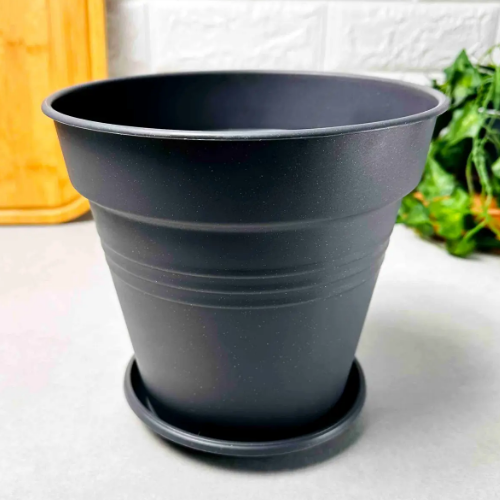 Вазон Глорія з підставкою 14,5*14см граніт Алеана Житомир