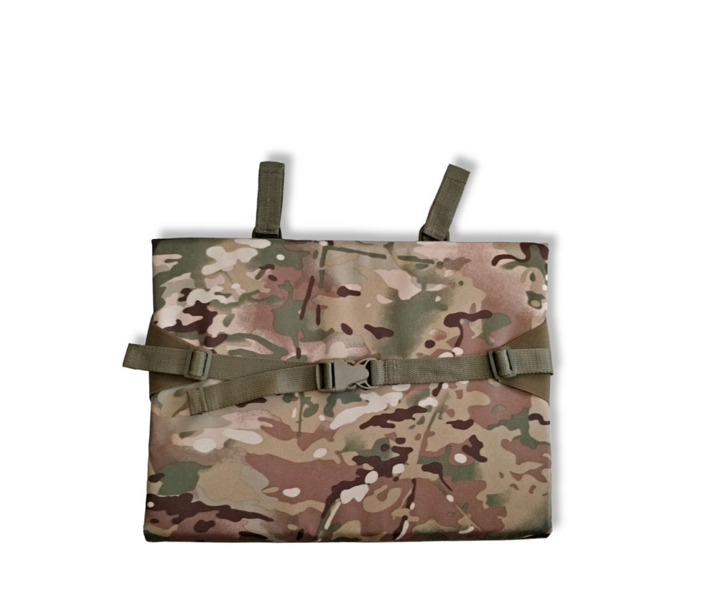 Сидушка потрійна каремат тактичний з кріпленням на РПС бронь і пояс складна коврик мультикам Одеса - фото 5