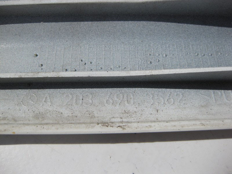 Mercedes-Benz  A2036903562 Молдинг лівих дверей без хрому C-Class Sportcoupe С203 Одеса - фото 3