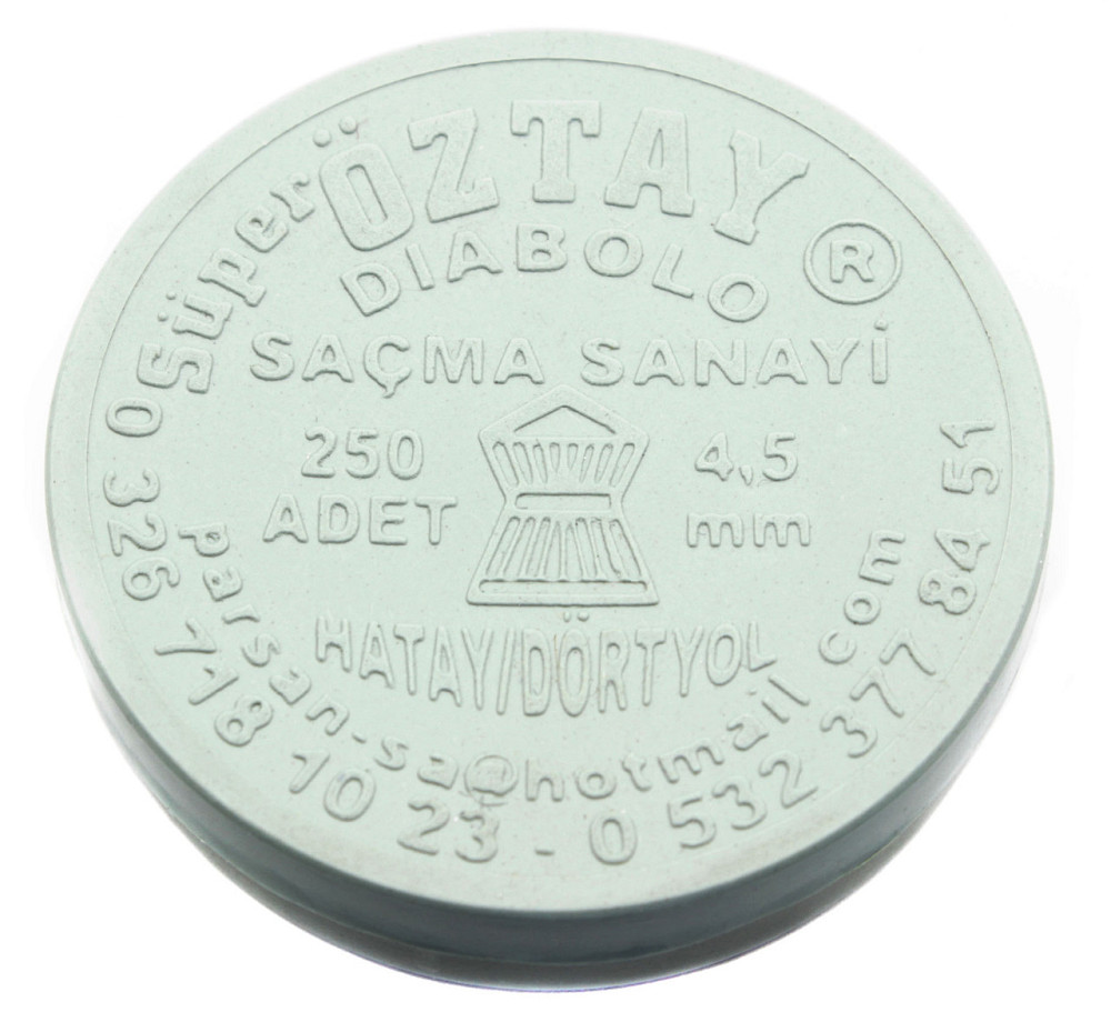 Пули OZTAY для воздушки 250 штук. 4,5мм Днепр - изображение 1