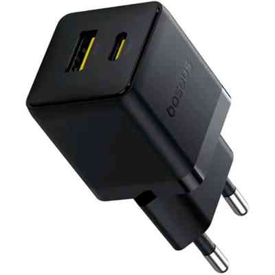 Зарядное устройство Baseus Palm Fast Charger C+U 20W black (P10111608113-00) Винница