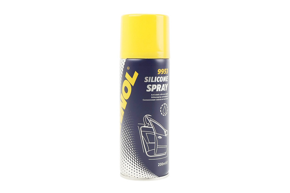 Мастило силіконове, водовідштовхувальне "SILIKONE SPRAY", Аерозоль 200ml Бершадь - фото 1