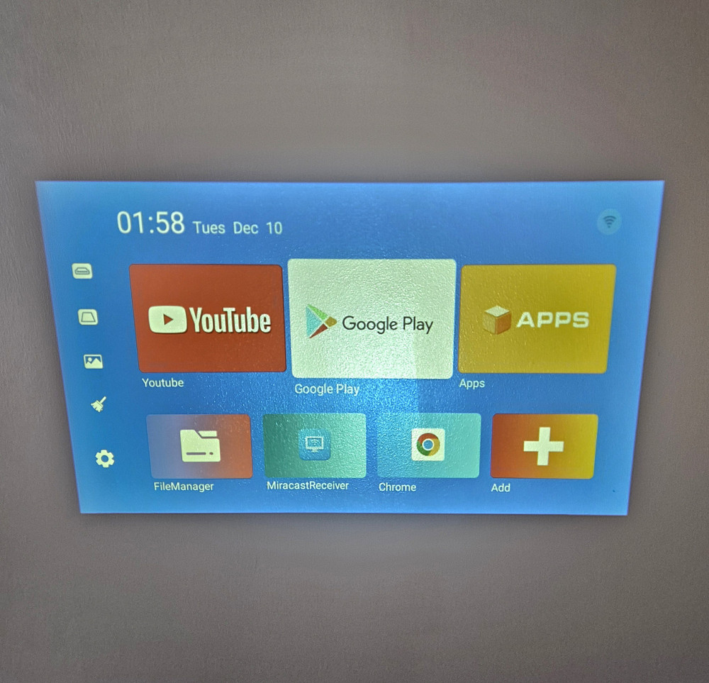 Проектор HONGTOP 4K Android 11, WiFi, Bluetooth для домашнього кінотеатру Клевань - фото 8