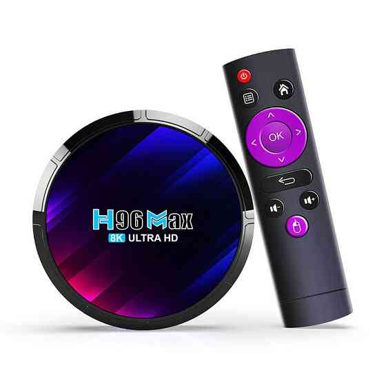 Смарт ТВ приставка H96 Max RK3528 4/64 Гб Smart TV Box Android 13 Андроїд ТВ бокс Київ