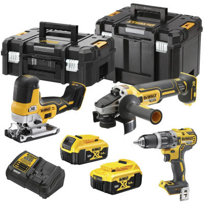Набор электроинструментов DeWALT 3 ед. 18 В XR Li-lon, вес 11.7 кг, 2 кейса, 2 АКБ и ЗУ (DCK329P2T) Винница - изображение 1