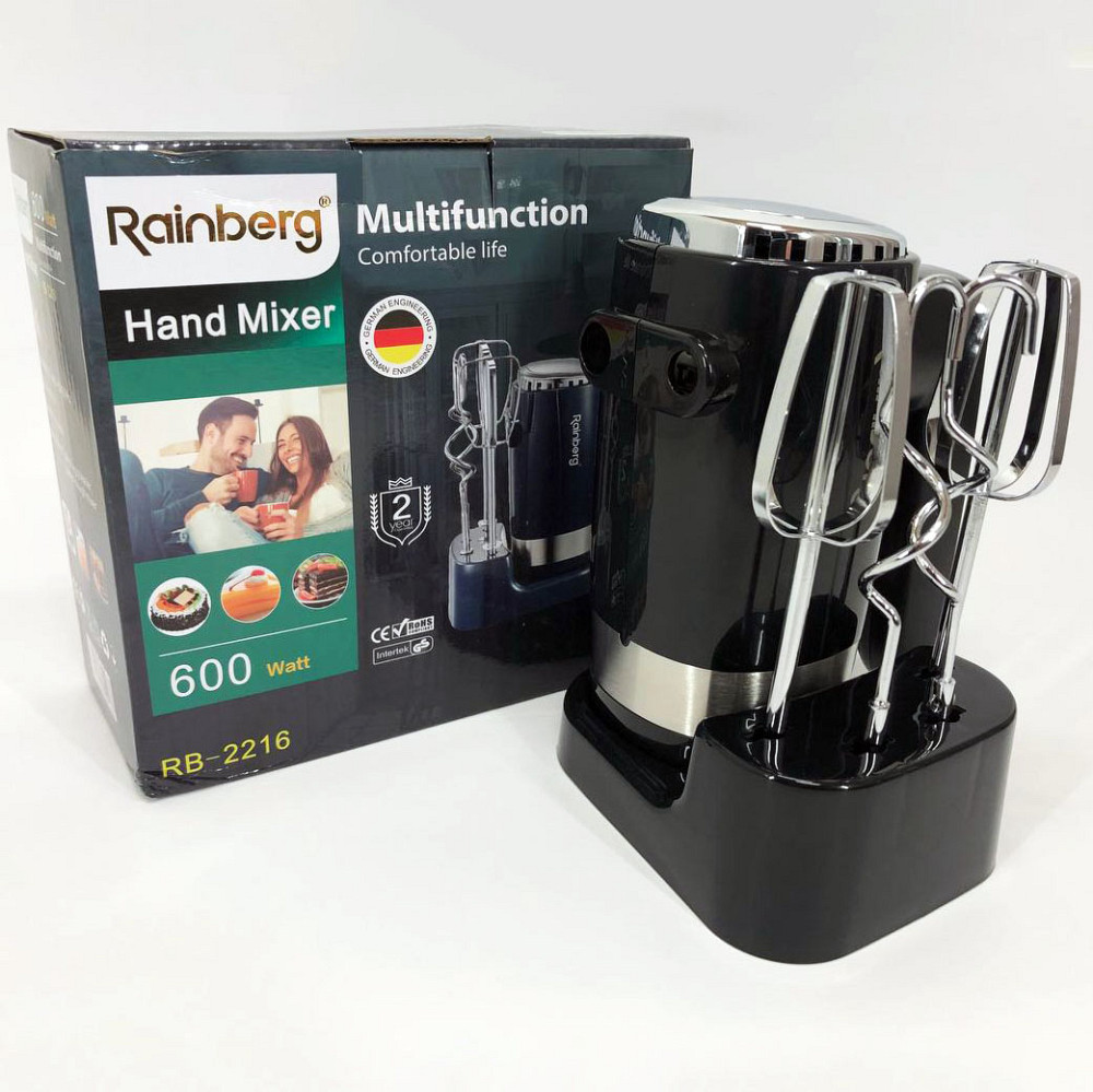 Миксер для домашнего использования Rainberg, Кухонный миксер для теста ручной кухонный помощник BZ-20 Львов - изображение 6