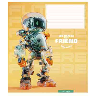 Зошит Школярик We can be best friend 12 аркушів клітинка (012-3461K) Вінниця