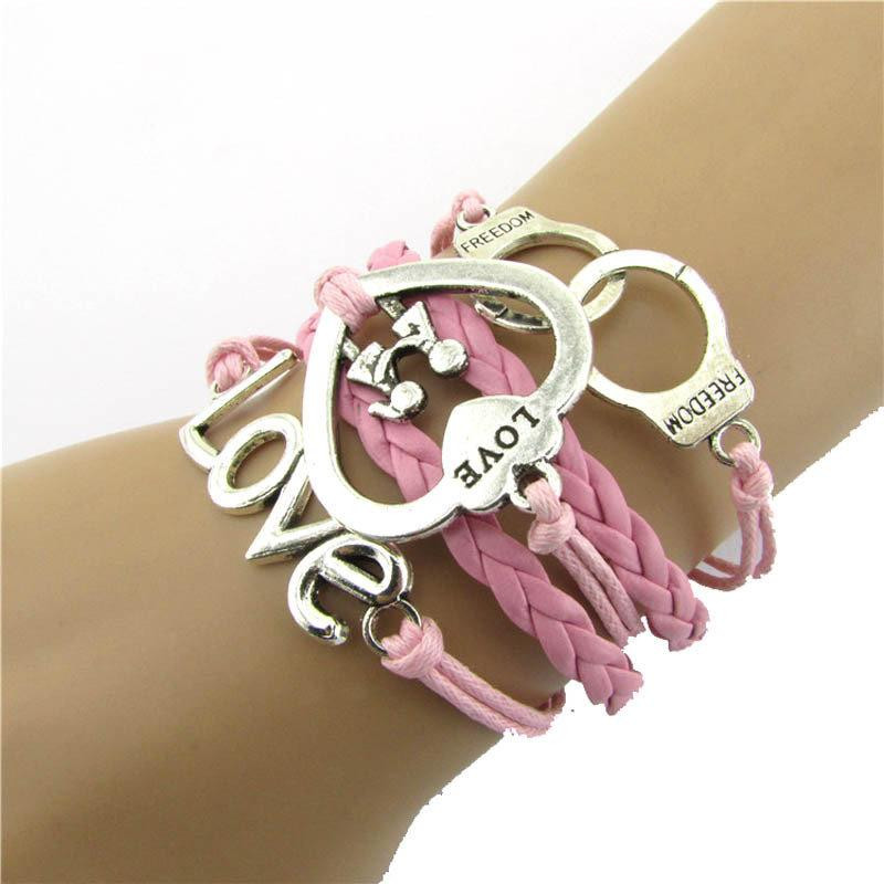 Браслет на руку розовый 2019 Любовь Киев - изображение 3