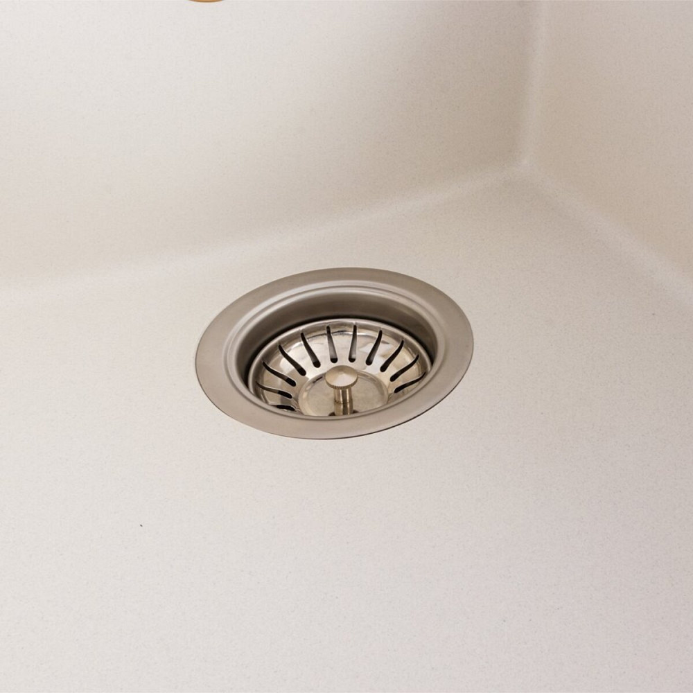 VALESO Гранітна мийка для кухні VALESO ROXY 3744 матова Білосніжна Коломыя - изображение 5