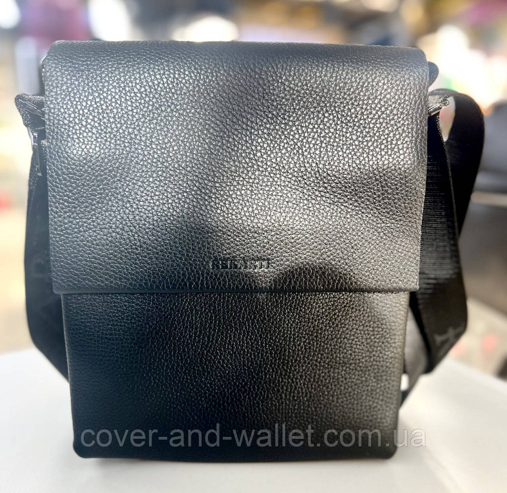 Мужская сумка-мессенджер классического дизайна из натуральной кожи флотар Rekarti 037 Киев - изображение 3